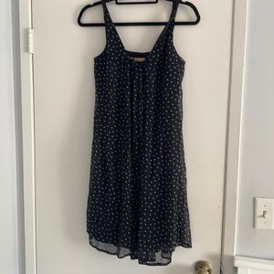 Flowy polka dot dress